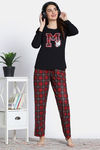 Zivame Mickey Mania Knit Poly Pyjama Set - Rio Red — thumbnail 1